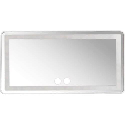 Car Sun Visor Mirror with LED Lights Automobile Makeup Mirror with Lights Cosmetic Mirror Clip on Sun Visor Travel