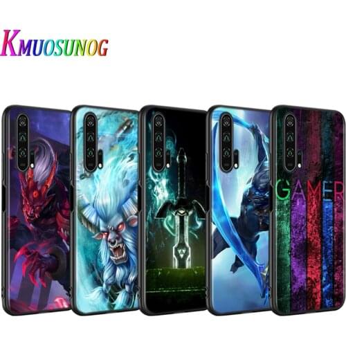 Shadow Fiend Dota 2 for Huawei Honor 9S 9A 9C 30 20 10i 9X Lite 8X 20 10 10i 9 Lite 8C 8A 7C 7A Pro Black Phone Case