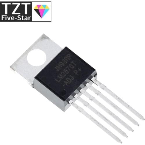 10PCS LM2576 LM2576T LM2576T-ADJ LM2576T-3.3 LM2576T-5.0 IC REG BUCK ADJ 3A TO220-5 NEW