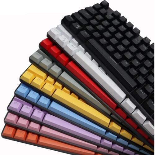 104 Keys PBT Keycap Cherry Profile Double Shot ABS Spacebar Blank Keycaps For Filco CHERRY Ducky iKBC Mechanical Gaming Keyboard