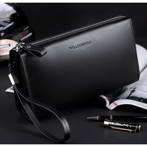 Leather business handbag large capacity wallet fashion high grade Wallet Card Holder