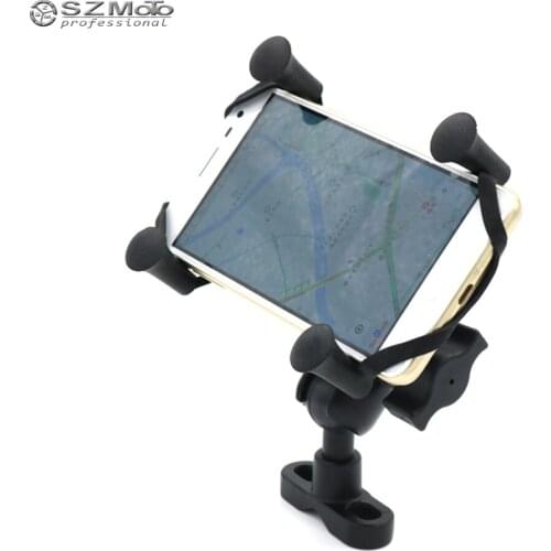 GPS Navigation Bracket X-Grip Phone Holder For YAMAHA XVS 650/950 V-STAR XV950/R XV1700 XV1900 USB Charger Waterproof Bag