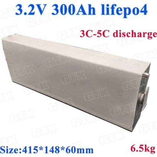 2pcs Brand 3.2V 300Ah high capacity LiFePo4 lithium cells 900A for electric vehicle solar energy inverter storage motorhome RV