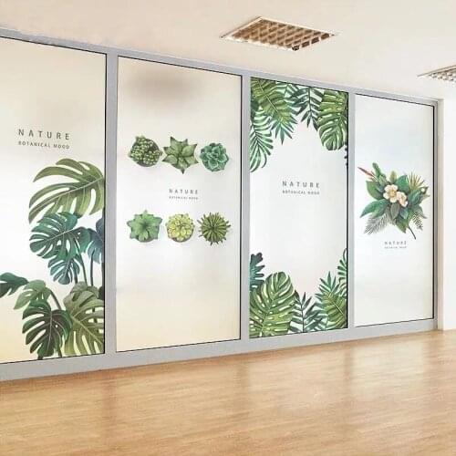 Frosted glass film electrostatic anti-free film window bathroom toilet anti-light opaque window glass sticker