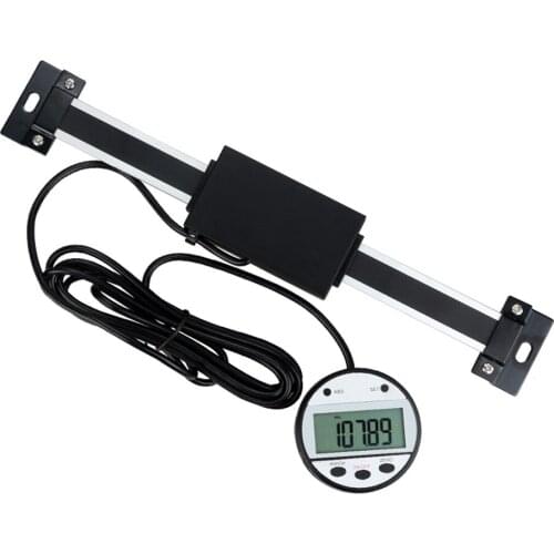 Multi-functional Digital Readout Linear Scale with Remote External Display Linear Ruler Measuring Tool for Mill Lathe(0-150mm)