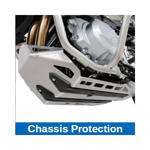 For BMW F850GS ADV Modified Accessories Engine Chassis Guard Cover Protector Steel Skid Plate Motorcycle Part