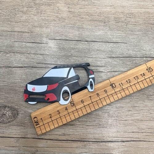 Portable Wallet Folding knife Multi-purpose Stainless Steel Military knife 11 in 1 Multifunction EDC knife