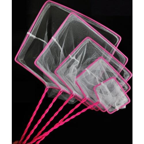 Home Decor High Quality Fish Tank Aquarium Accessories Net 3 Size S M L Fishes Shrimps Landing Net Square Fish Net