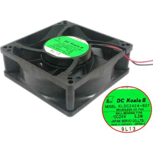 SERVO KLDC24Z4-607 DC 24V 5.3W 2-Wire 92X92X32mm Server Cooling Fan