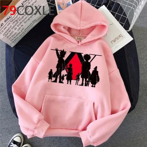 Funny Hisoka Morow Hoodies Women Kawaii Winter Streetwear Hunter X Hunter Graphic Pullovers Hooded Hot Anime Sweatshirts Female
