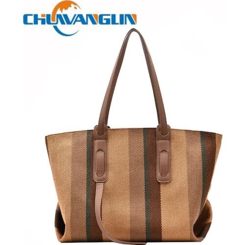 Chuwanglin Large Capacity Tote Bags Women New Fashion Shoulder Bag Texture Commuter Handbag Female Travel Daily Totes 3240903