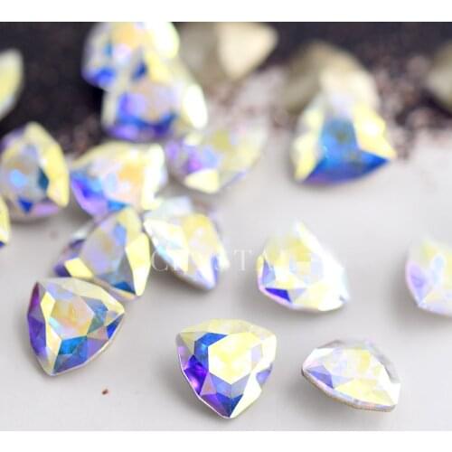 Austrian Crystals 4706 Trilliant Fancy Stone 7mm For Nail Arts Jewelry DIY Wedding Dress Making Accessories