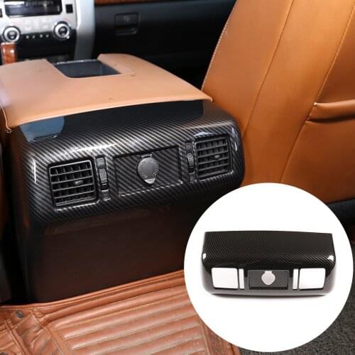 For 2007-2021 Toyota Tundra rear air conditioning air outlet decorative frame ABS automotive interior decoration accessories