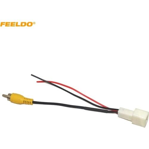 FEELDO Car Parking Rear Camera Video Plug Converter Cable For Mazda CX5 Atenza Parking Reverse Wire Adapter #HQ6681