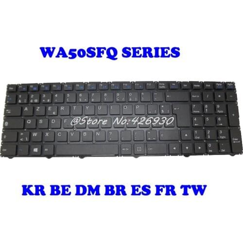 KR BR Keyboard For CLEVO W950AU W950KL W950KU W950SU2 W955AUQ W951UK W955JU W955SUY W970KLQ W970SUW W970TUQ1 WA50SCQ1 WA50SRQ