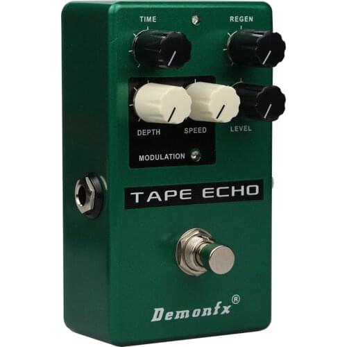 TAPE ECHO Guitar Effect Pedal TAPE ECHO Delay Chorus With True Typass-Demonfx