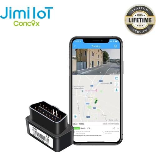 Mini Car OBD Tracker Concox OB22 With Driver Behavior Analycis Voice Monitor Realtime Map Tracking Vibration Alarm Car Finder