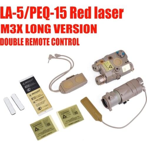 Element BLOCK I accessory kit include LA-5/PEQ-15 Red laser M3X LONG VERSION And DOUBLE REMOTE CONTROL(EX423)
