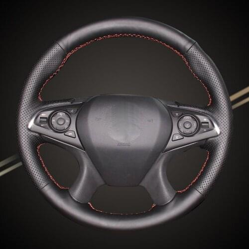 Auto Braid On The Steering Wheel Cover for Buick Lacrosse 2016 Interior DIY Car Braiding Wheel Covers Car-styling Accessories