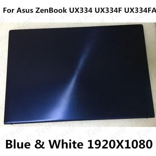 Original FHD For Asus ZenBook UX334 UX334F UX334FA Full Assembly 13.3'' LCD Touch Screen display replacement Upper part