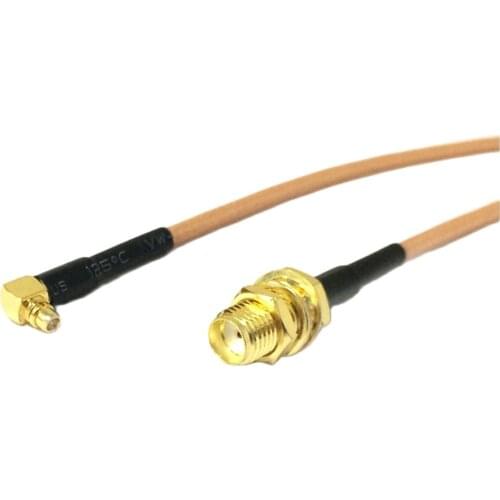 RF SMA Female Nut Switch MMCX Male Right Angle Pigtail Cable RG316 Wholesale Fast Ship 15CM/30CM/50CM/100CM