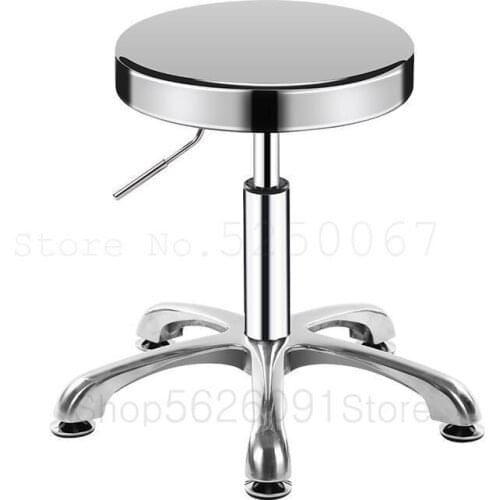 Stainless steel lifting stool work bench beauty hair cutting chair electronics factory food factory production workshop chair