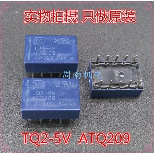 5Pcs/Lot Signal Relay Tq2-5V Tq2-Dc5V Tq2-5Vdc Atq209 Dip10 1A New And Original