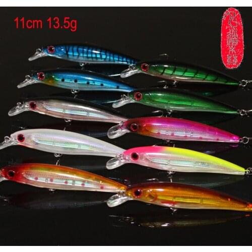 Fishing Toy Lure Simulation Bait DS10 11cm 13.5g 10pcs/Lot 10 Colors Sports And Entertainment Gifts