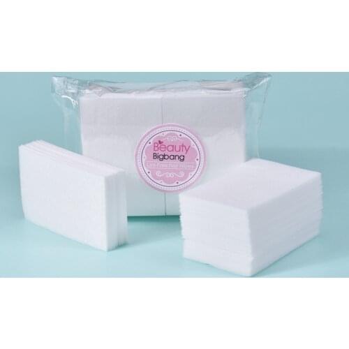 100PCS/Lot Nail Polish Remover Nail Wipes Bath Manicure Gel Lint-Free Wipes 100%Cotton Napkins For Nails Nail Art Tool