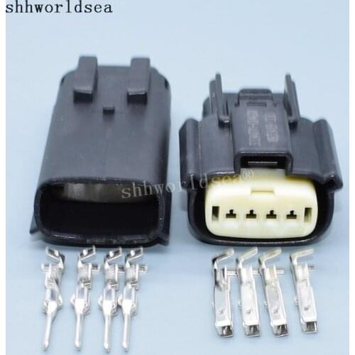 Shhworldsea 4 Pin female 1.2mm car Light Lamp Socket Ignition Coil Connector plug 33471-0469 33471-0406 For Ford Chevrolet Buick