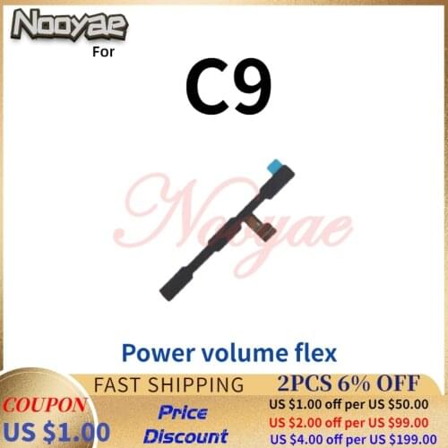 Top Power Switch On Off Volume Up Down Ribbon For Meizu C9 Power Button Key Control Flex Cable