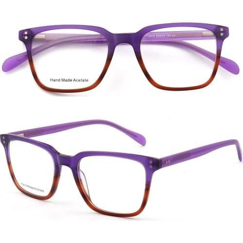YOUTOP Square Anti-blue Mens Fashion Eyeglasses Optical Frames womens Myopia Eyeglasses Striped Acetate Eyewear H015