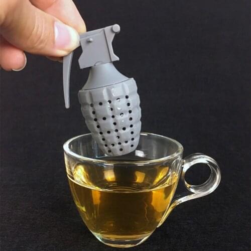 1pc Silicone Tea Maker Vanilla Spice Filter Coffee Tea Strainer Reusable Teapot Kitchen Accessories