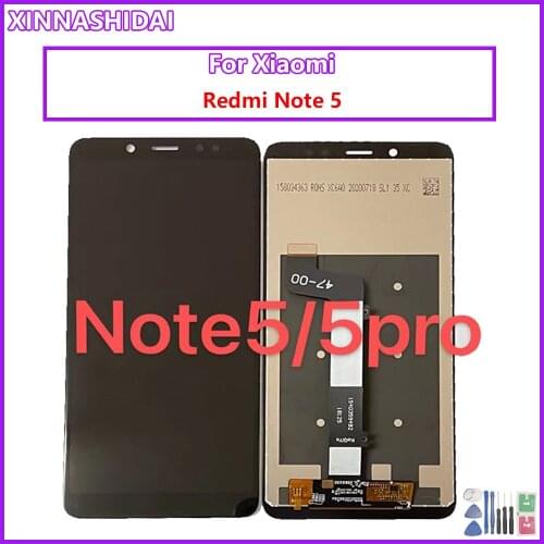 100% Tested Working LCD for Xiaomi Redmi Note 5 Global 5.99"LCD Touch Screen Display Replacement For Redmi Note 5 pro Display