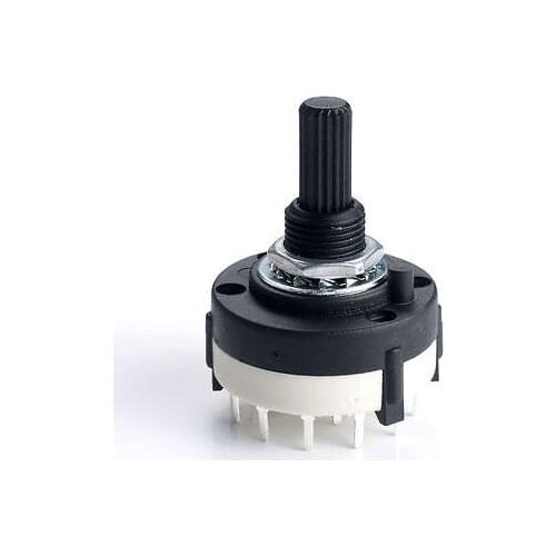 2pcs,1 POLE 6 Position Custom Wiring ROTARY SWITCH 1P6T