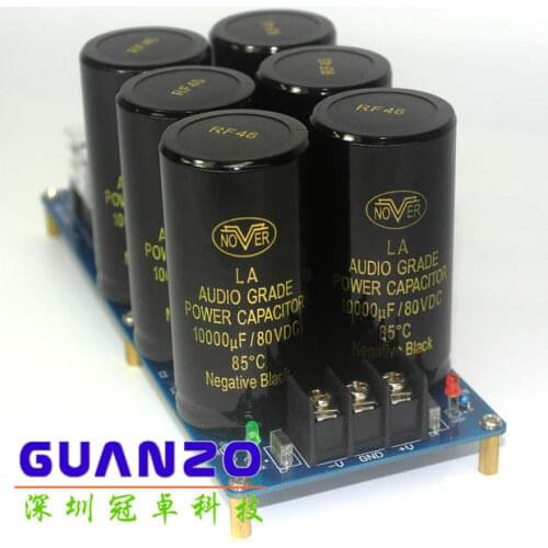 2018 high power amplifier board positive and negative double power rectifier filter power board parts HIFI fever 6 10000uF NOVER