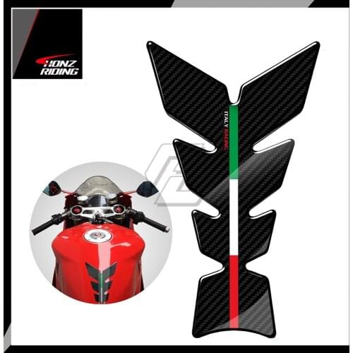 3D High Quality Resin Motorcycle Tank Pad Protector Italy Racing Fuel Tank Decals for Ducati Tankpad