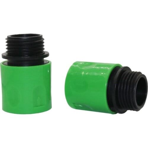 50 Pcs 3/4 Inch Garden Irrigation Quick Connector External threaded Joint Drip Irrigation Couping Adapter Watering Connect Tool