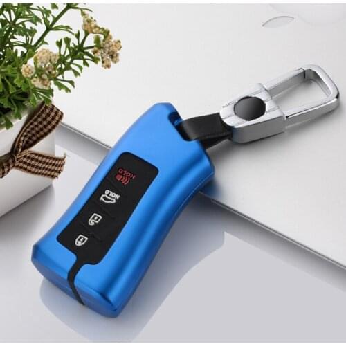 Aluminium Alloy Car Key Case Cover for Lexus LS500 ES00h ES350 ES350h LS500h HYQ14FBF 2018 2019 2020 Key Cover Keychain