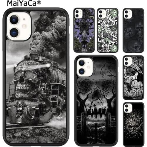 MaiYaCa HAUNTED MANSION SKULL Phone Case Cover For iPhone 5s SE 6s 7 8 plus X XR XS 11 12 pro max Samsung Galaxy S8 S9 S10 shell