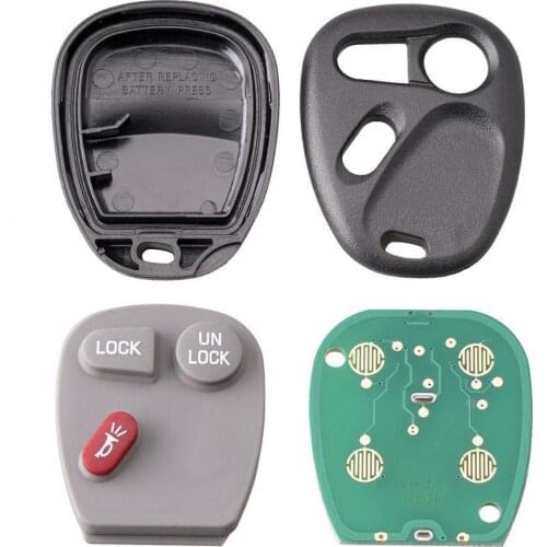 For Chevrolet Silverado Suburban S10 Tahoe Yukon 2002-2004 Car Remote Key 315 Mhz 3 Buttons Keyless Entry Key Fob KOBLEAR1XT