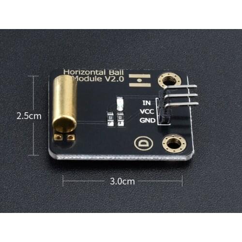 5V Horizontal Ball Module 3P SVG for Arduino Ball Horizon Sensor/ Ball level Sensor Module for Tilt,Toppling,Sloshing Detection