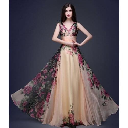 Delicate Party Dress Elegant Evening Dinner Floral Dress Good Temperament Dress Party Dress up Big Skirt Wedding Gown