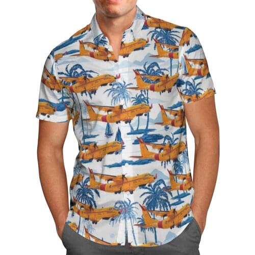 New Plane 3D Beach Breathable Hawaii Summer 2021 Shirt Short Sleeve Shirt Streetwear Oversized Chemise Hombre Blusa Masculina-31
