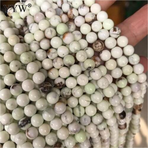 Best Quality Lemon Chrysoprase Beads Light Green Loose Round Beads Fashion Jewelry DIY Material Bracelet Necklace 4-9mm