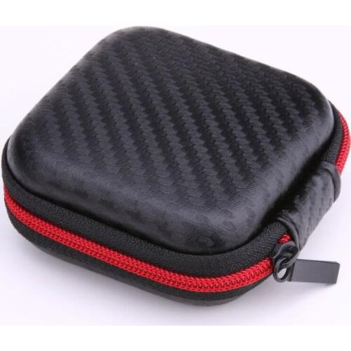 Mayitr 1pc Portable Headphone Storage Box Black Mini Earphone Headset Keys Protect Hard Case Bag FOR Earphone Accessories