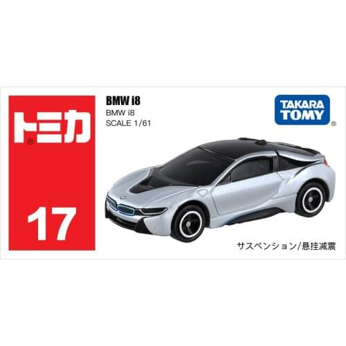 TOMY 1:64 BMW I8 Roadster NO.17 Simulation Model Car