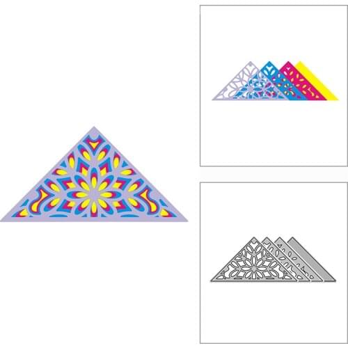 New Layered Snowflake Wishes Flag Frame 2021 Metal Cutting Dies for DIY Scrapbooking and Card Making Embossing Craft No Stamps