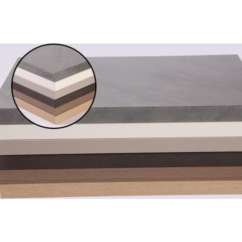 Flame Retardant Edge Banding Edgebands for Formica Board Panel 23mm 55mm x 5m PVC ABS Stone Leather Textile Grains