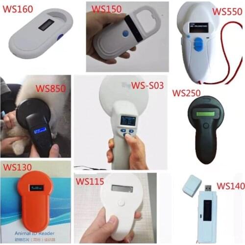 Pet scanner ISO11784_5 FDX B Animal pet id reader chip transponder USB RFID handheld microchip scanner for dog,cats,horse